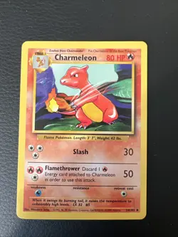 Pokemon TCG Charmeleon Base Set, Card 24/102, Regular - Image 1