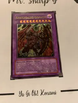 SCHICKSALSENDDRACHE - LODT-DE042 DEUTSCH Yu-Gi-Oh! CARD ULTIMATE RARE HOLO* - Image 5