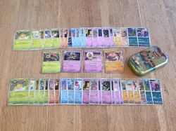 104x Shrouded Fable Pokemon TCG Bundle pokemon cards with 2 Tins *NO DUPES* - Image 1