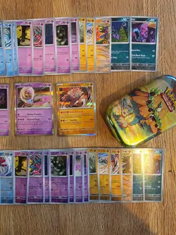 104x Shrouded Fable Pokemon TCG Bundle pokemon cards with 2 Tins *NO DUPES* - Image 5