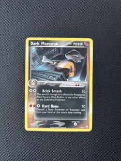 Pokemon Card EX Team Rocket Returns Dark Marowak 7/109 Rare NM! - Image 1