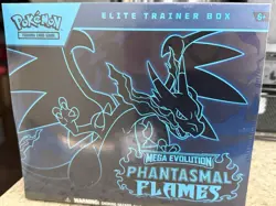 Pokemon TCG Trading Card Game Phantasmal Flames Center PC ETB Elite Trainer Box - Image 1