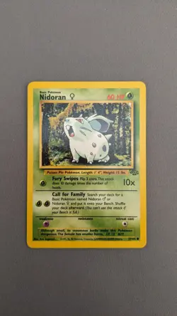 Nidoran 57/64 Jungle Set - LP - WOTC Pokemon TCG Card WOTC - Image 1