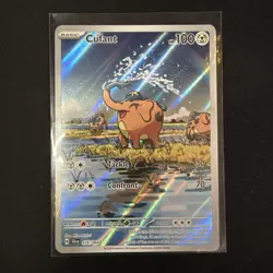 Pokemon TCG Shrouded Fable Cufant Illustration Rare Card 076/064 NM - Image 1