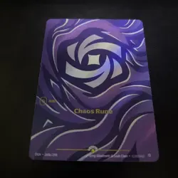 Chaos Rune 166b/298 Riftbound TCG Promo Card Nexus Night League of Legends - Image 1