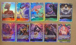 One Piece TCG Lot of 41 SR Cards,24 PRB Don!!starter deck,leaders Rare,English. - Image 3