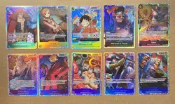 One Piece TCG Lot of 41 SR Cards,24 PRB Don!!starter deck,leaders Rare,English. - Image 4