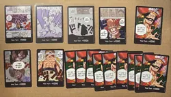 One Piece TCG Lot of 41 SR Cards,24 PRB Don!!starter deck,leaders Rare,English. - Image 5