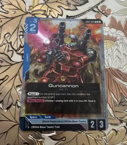 Gundam Card Game Guncannon Foil GD01-004 New Type Rising - Image 1