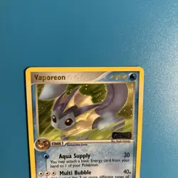 Vaporeon 19/115 Reverse Holo Rare EX Unseen Forces 2005 *MINT* Pokemon Card - Image 3