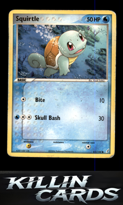 Squirtle - 063/100 63/100 Common Crystal Guardians Pokemon Card MP - Image 1
