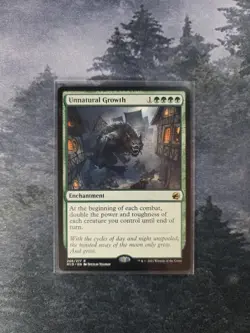 Unnatural Growth Innistrad: Midnight Hunt Regular - Image 1