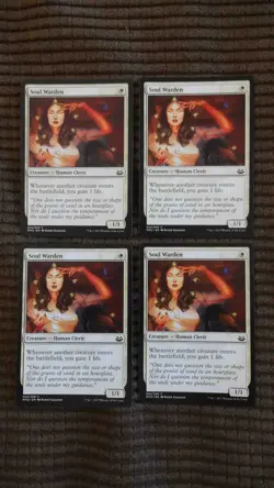 Magic: the Gathering / MtG Soul Warden x4 Modern Masters 2017 - Image 1