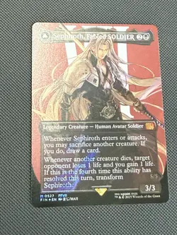 Sephiroth Fabled SOLDIER SURGE Foil FF Final Fantasy MTG Magic the Gathering - Image 1
