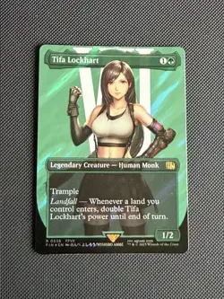 MTG | Tifa Lockhart | BORDERLESS SURGE FOIL | Final Fantasy | NM/M | 0536 - Image 1
