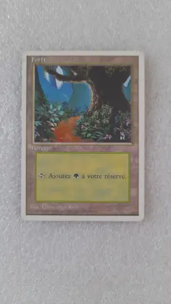 CARTE MTG MAGIC THE GATHERING VF Foret 1996 A - Image 1
