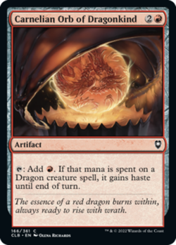 x1 Carnelian Orb of Dragonkind - Battle for Baldur's Gate - NM - MTG - Image 1