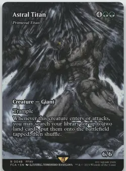 Astral Titan - Primeval Titan (Showcase) R FINAL FANTASY: Through the Ages 48 NM - Image 1