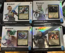 MTG Final Fantasy Collectors Edition Commander Deck Set Of 4 Magic - SEALED CASE - Image 2