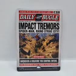 Impact Tremors NM #1999 Regular MTG Secret Lair - Image 1