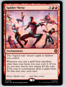 Marvel's Spider-Man Spider-Verse 93 Mythic Magic The Gathering - Image 1