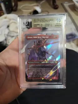 Firion, Wild Rose Warrior (Borderless) (Surge Foil) Final Fantasy Foil BGS 10 - Image 1