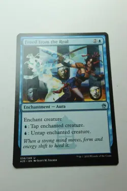 MTG Freed from the Real x1- -Masters 25-Lightly Played - Image 1