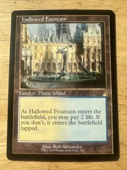 MTG Hallowed Fountain Retro Frame - Ravnica Remastered #404 - Image 1