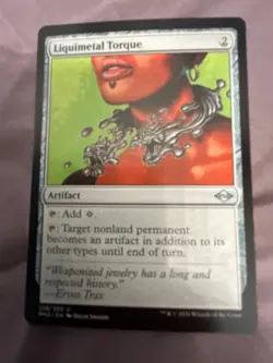 MTG 1x Liquimetal Torque # 228 Modern Horizons 2 Magic the Gathering Card x1 NM - Image 1