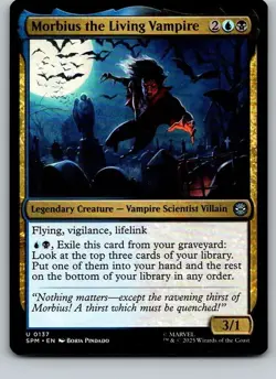Morbius the Living Vampire SPM #137 MTG - Image 1