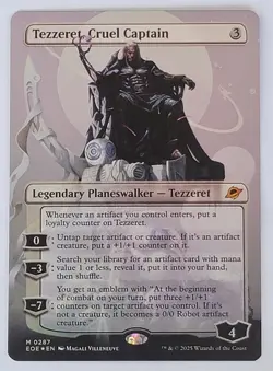 Tezzeret, Cruel Captain (Borderless Foil) - NM - EOE 0287 - MTG - Magic - Image 1