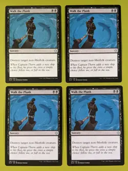 Walk the Plank x4 Ixalan 4x MTG Magic the Gathering - Image 1