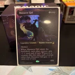 MTG x1 Massacre Girl Anime Borderless Foil NM - Image 1