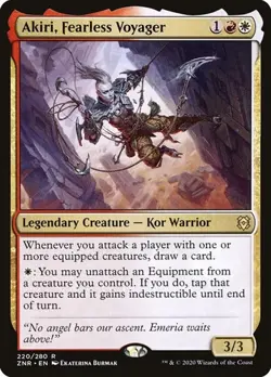1x Akiri, Fearless Voyager NM Eng MTG - Zendikar Rising - Image 1