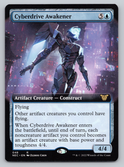 Cyberdrive Awakener Extended Art - Commander Kamigawa: Neon Dynasty MTG - Image 1