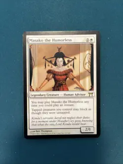 MTG Masako The Humorless Regular Champions Of Kamigawa LP - Image 1