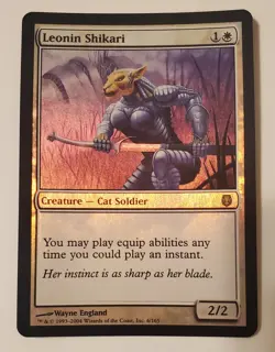 1x MTG NM Leonin Shikari FOIL - Darksteel (DST) #6 - Magic the Gathering - Image 1