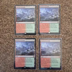 Wooded Foothills x4 (Playset) - LP - Khans of Tarkir - MTG - Image 1