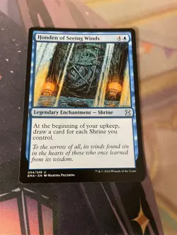MTG - HONDEN OF SEEING WINDS - UNCOMMON - NM - ETERNAL MASTERS - Image 1