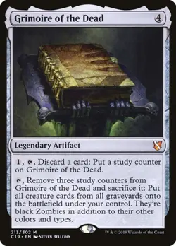 NM Grimoire of the Dead, MTG, Commander 2019, Magic the Gathering, 213 - Image 1
