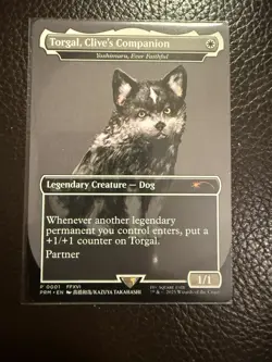Mtg Secret Lair- Torgal, Clive’s Companion - Yoshimaru, Ever Faithful -NM - Image 1