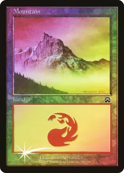 Mercadian Masques MTG FOIL Mountain (#346) Magic - Image 1