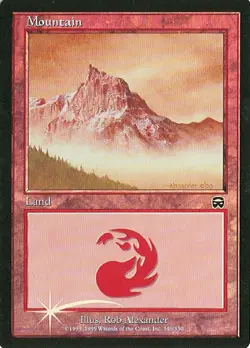 MTG - Mercadian Masques - Mountain #346 - Foil - Various conditions - Image 1