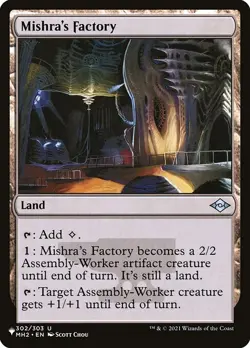 [MTG] Mishra's Factory (MH2-302) (PLST) NM - Image 1