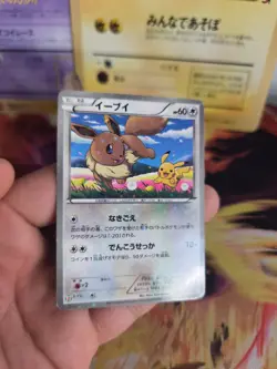 Pokemon Karte Card Holo Eevee Evoli Pikachu Promo 7 Eleven BW japanese Exc - Image 4