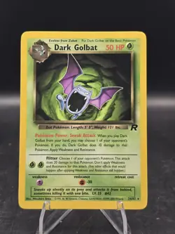 Pokemon TCG Dark Golbat 24/82 Team Rocket Unlimited Regular Rare NM - Image 1