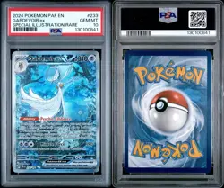2024 Pokemon Paldean Fates Gardevoir ex Full Art SIR #233/091 PSA 10 - Image 3