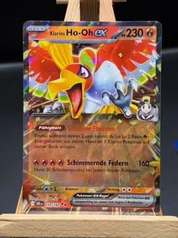 Pokemon Karte Klarins Ho-Oh EX 039/182 Ewige Rivalen Near Mint Deutsch - Image 1
