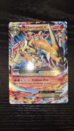 M Charizard EX (Y) 13/106 Flashfire Holo - Pokemon TCG - 2014 - HP Crease - Image 1