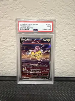 2023 Pokemon Crown Zenith Raikou V Galarian Gallery GG41 PSA 9 - Image 1